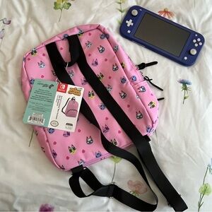 Animal Crossing Cats Pink Backpack